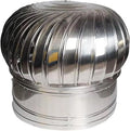 Wentylator kominkowy ze stali nierdzewnej z kulką, niezmotoryzowany wentylator dachowy, wentylator przeciwdeszczowy, wyciągowy kominek, 100 mm / 3,9 cala - 100 mm