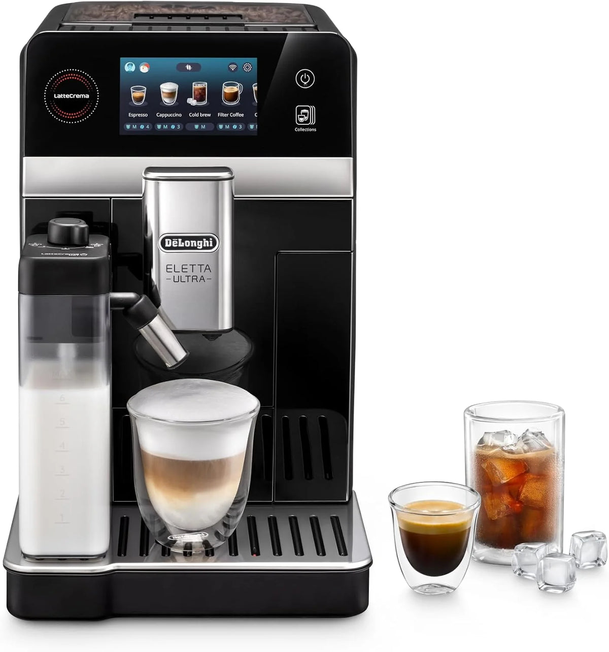De'Longhi Eletta Ultra - Automatyczny Ekspres 40+ Napojów Silent Tech