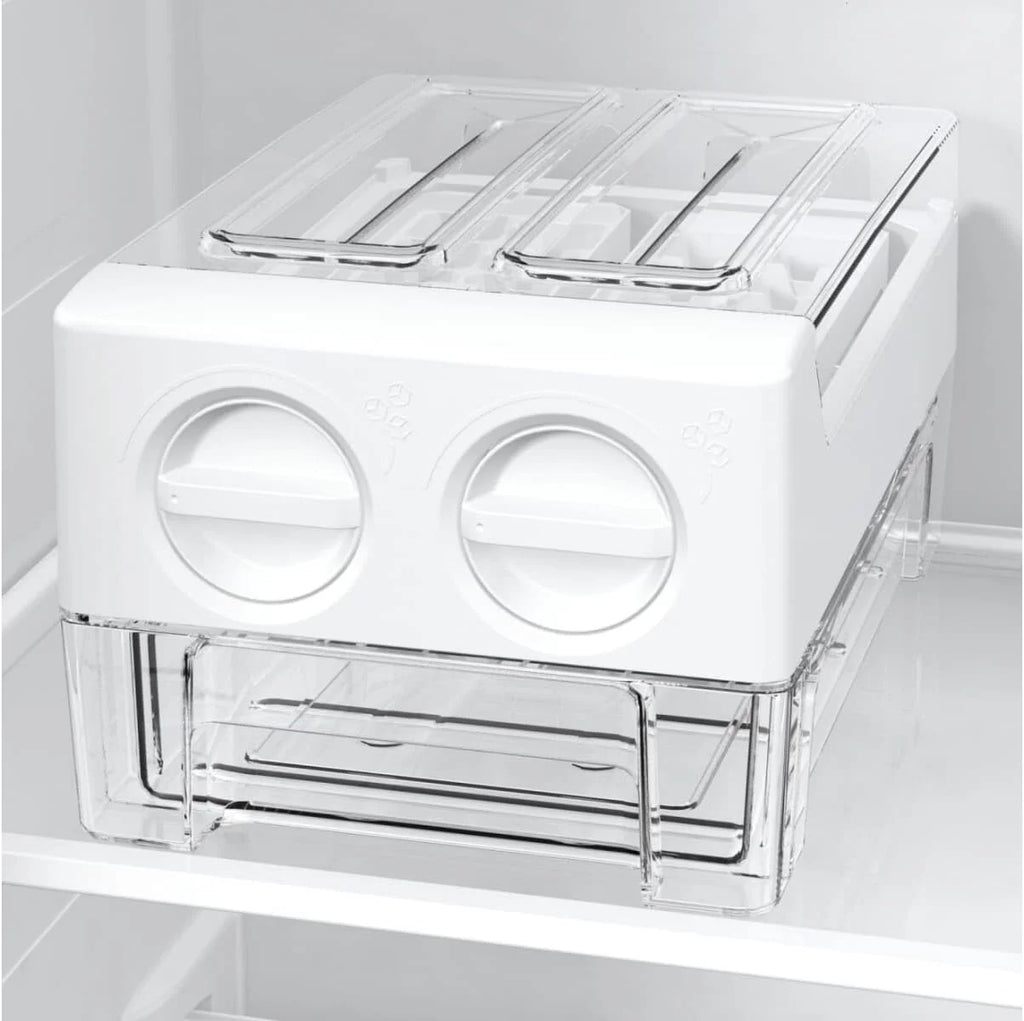 Gorenje NRR 9185 EABXL Side by Side lodówko-zamrażarka, Made in Europe, EEK E, NoFrostPlus, kompresor inwerterowy, Crisp Zone, ConvertActive Zone, FastFreeze, 178,6 cm, czarna