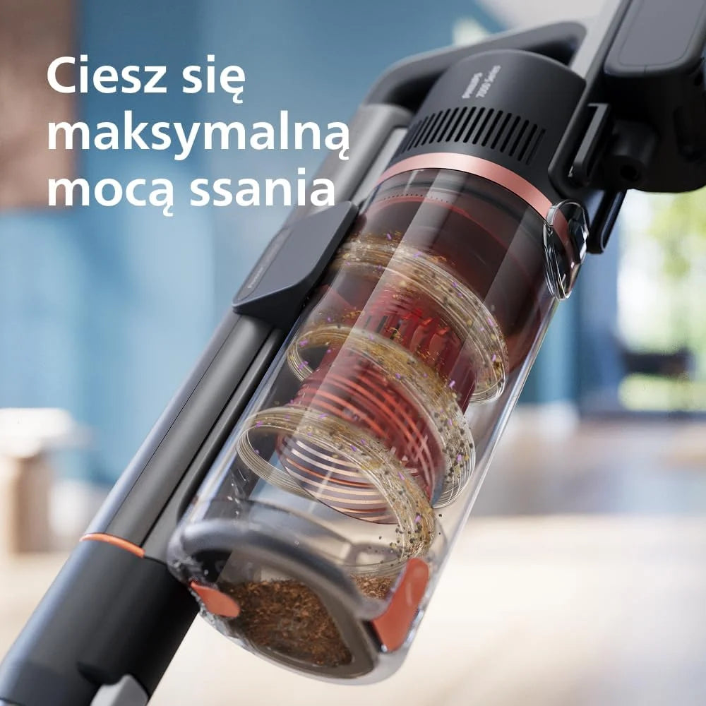 Philips SpeedPro Max Odkurzacz Pionowy serii 7000, Ssanie 360°, Do Sierści
