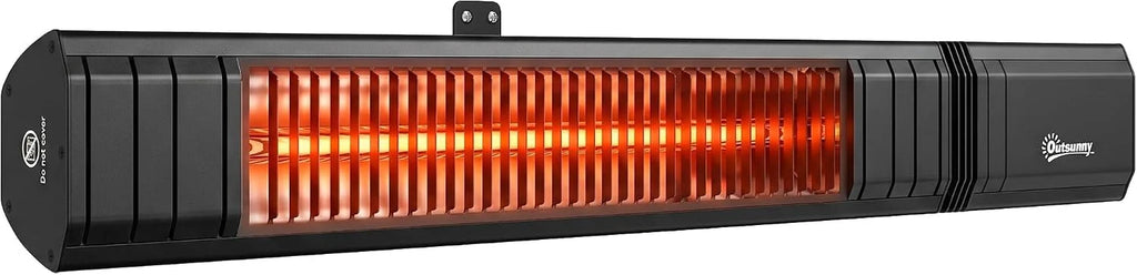 Outsunny Wiszący promiennik podczerwieni 2000 W z włókna węglowego
