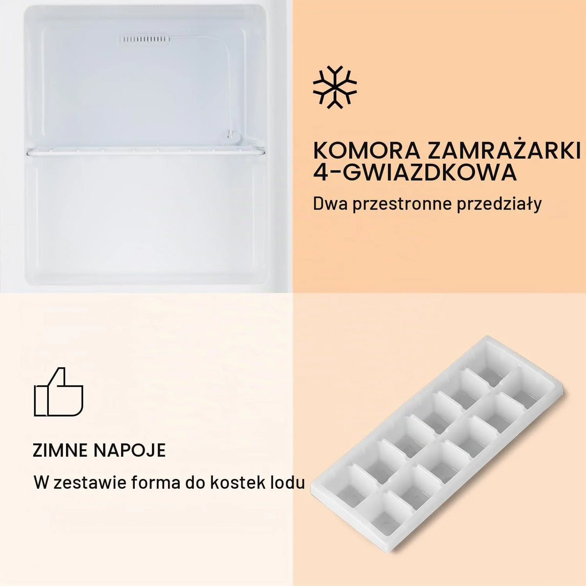 Klarstein Garfield Eco, zamrażarka szufladowa - kopaktowa zamrażarka, mini, wolnostojąca, pojemność 34l, kolor biały