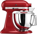 KitchenAid Robot Kuchenny, Metal, Czerwony/Biały, Pojemność: 4,8 Litra