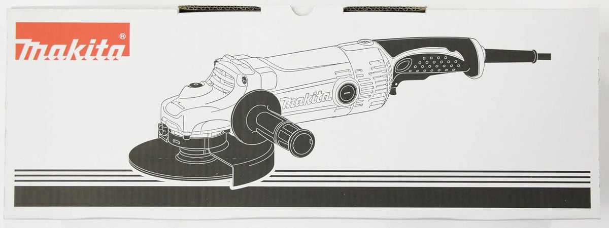 Makita Szlifierka Kątowa, Czarny/Niebieski, 455 x 250 x 132 mm
