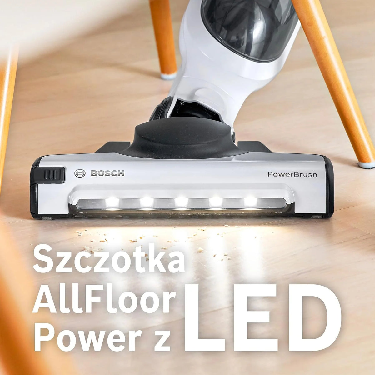 Bosch Flexxo Gen2 Serie 4 Odkurzacz 28 Vmax, BBH3ALL28, white metallic