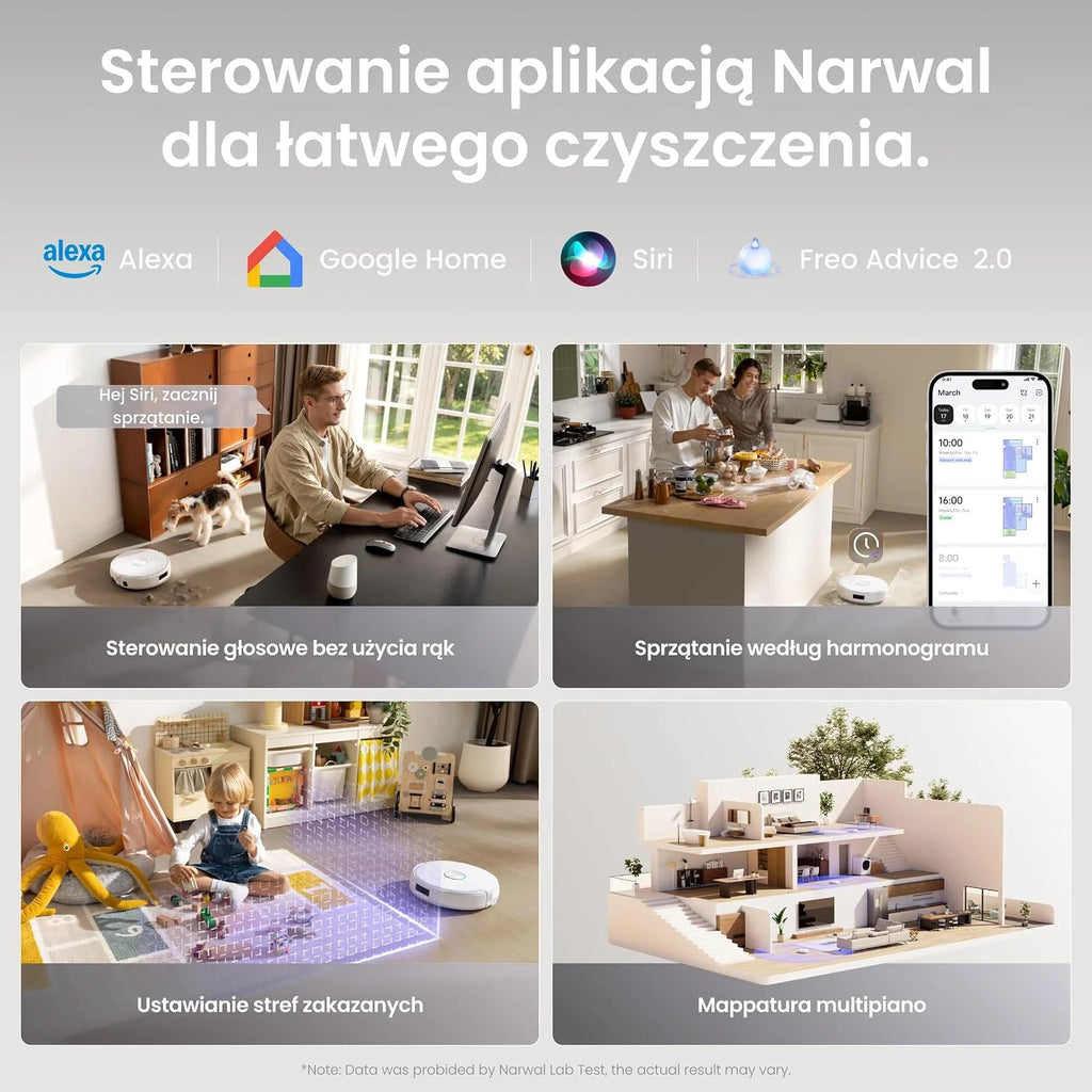 Narwal Freo 20 Edge Samooczyszczający Robot Sprzątający z Mopem Taśmowym