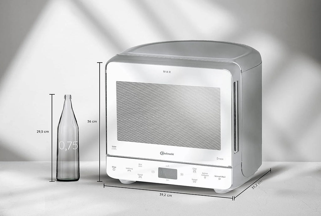 Bauknecht MW 39 WSL/połączenie grilla i kuchenki mikrofalowej/funkcja Crisp / 700 W / 13 l komora gotowania/super kompaktowa konstrukcja/funkcja gotowania na parze/funkcja szybkiego