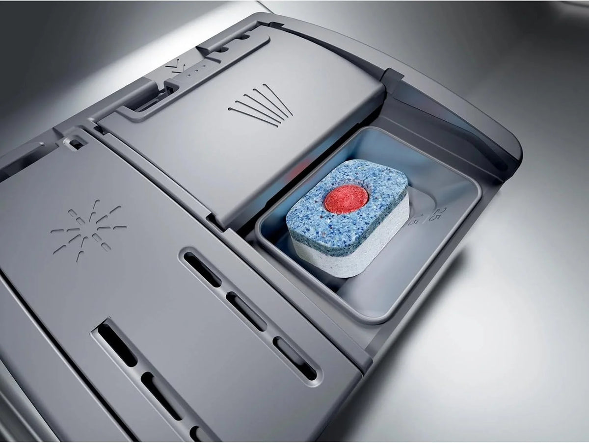 Bosch SPV2HMX42E, seria 2, inteligentna zmywarka do naczyń, w pełni zintegrowana, szerokość 45 cm, szuflada na sztućce, dodatkowe suszenie za naciśnięciem przycisku, górny kosz z regulacją wysokości,