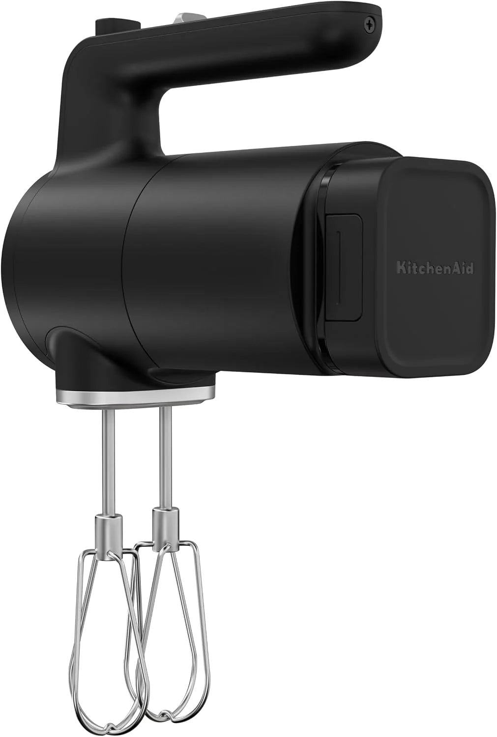 Kitchenaid Bezprzewodowy mikser ręczny Go Cordless - elektryczny mikser z 7 stopniami prędkości, 2 trzepaczki turbo, akumulator w zestawie, czarny