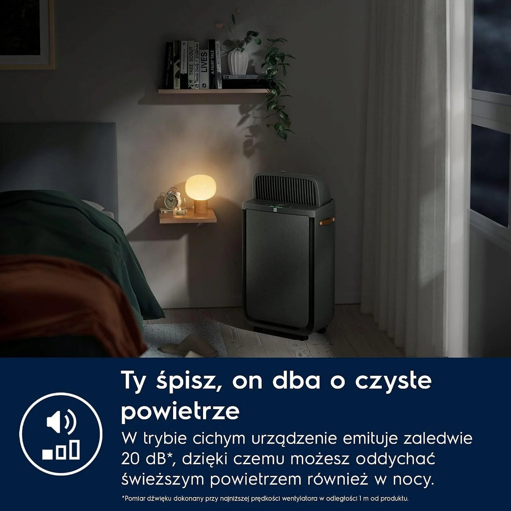 Electrolux EPU72771DG Pure Multi 700 oczyszczacz powietrza 2 w 1 z wentylatorem, podłączony, 5-stopniowy filtr, ciemnoszary