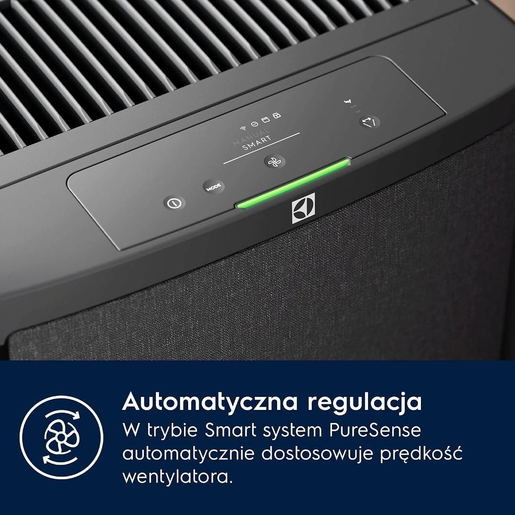 Electrolux EPU72771DG Pure Multi 700 oczyszczacz powietrza 2 w 1 z wentylatorem, podłączony, 5-stopniowy filtr, ciemnoszary