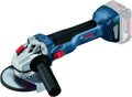 Bosch Professional system 18V: akumulatorowa szlifierka kątowa GWS 18V-10 (średnica tarczy 125 mm, kołnierz mocujący, nakrętka mocująca, osłona)