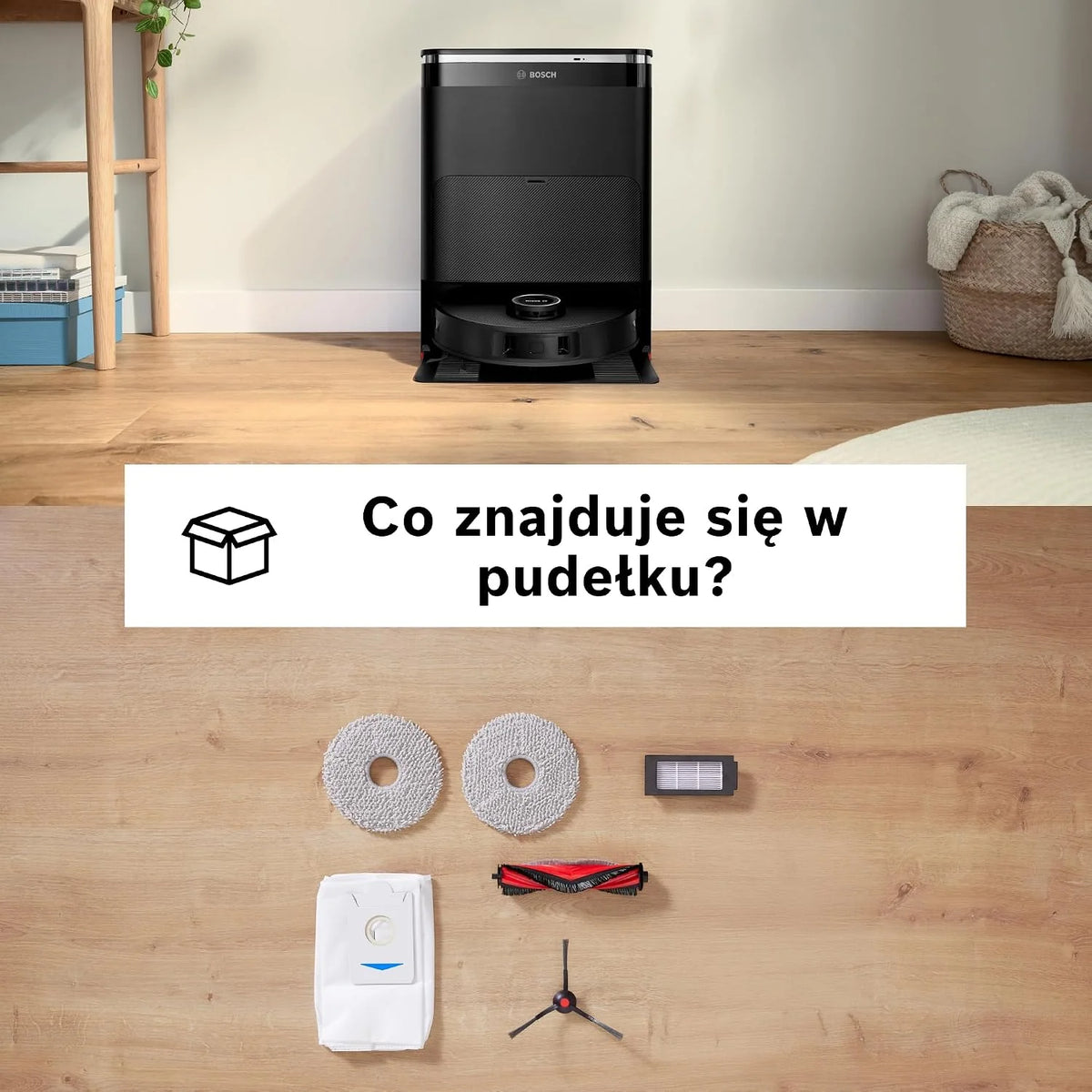 Bosch Spotless Max Robot sprzątający, BCRDW3B, czarny