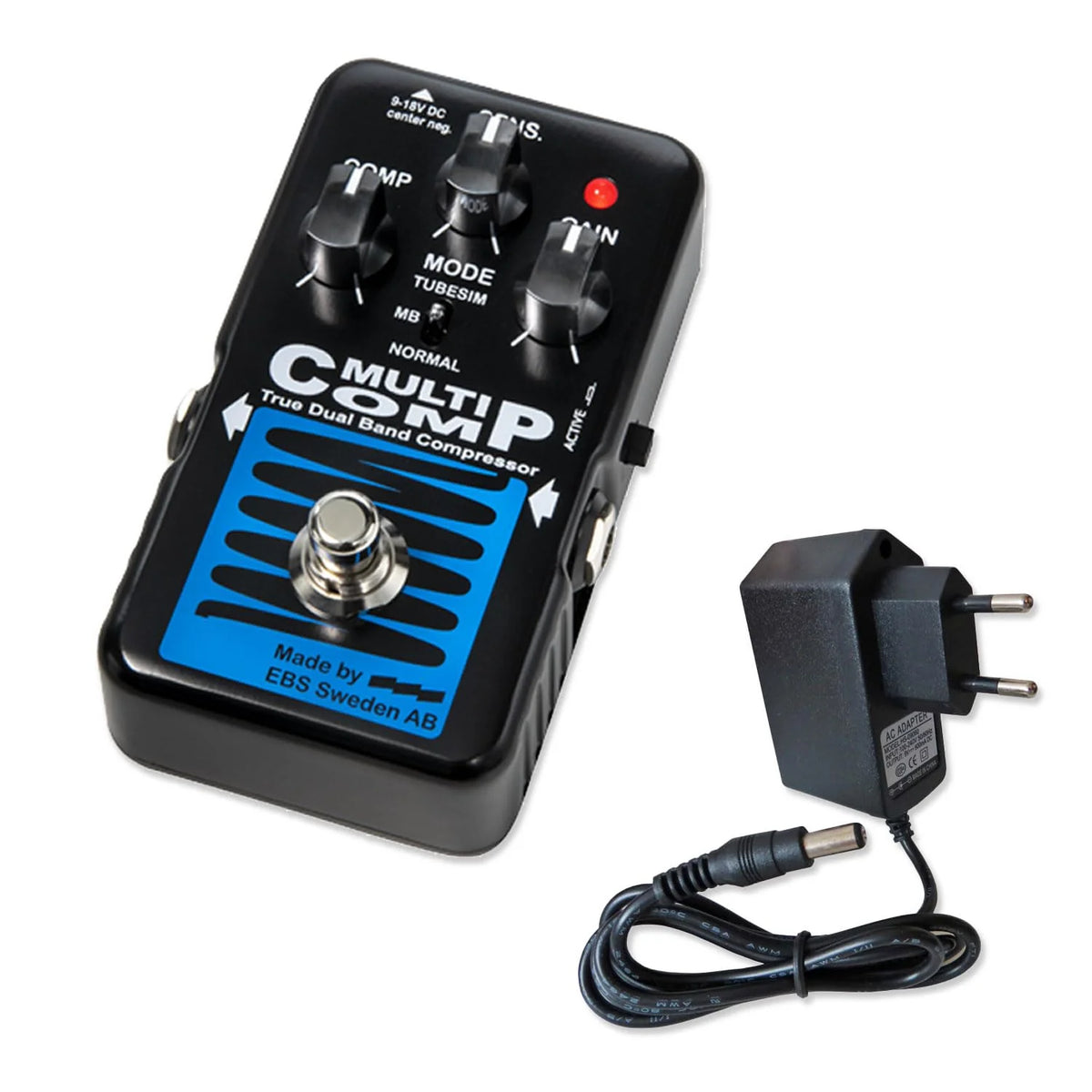 EBS Multicomp kompresor do Bass Blue z zasilaczem