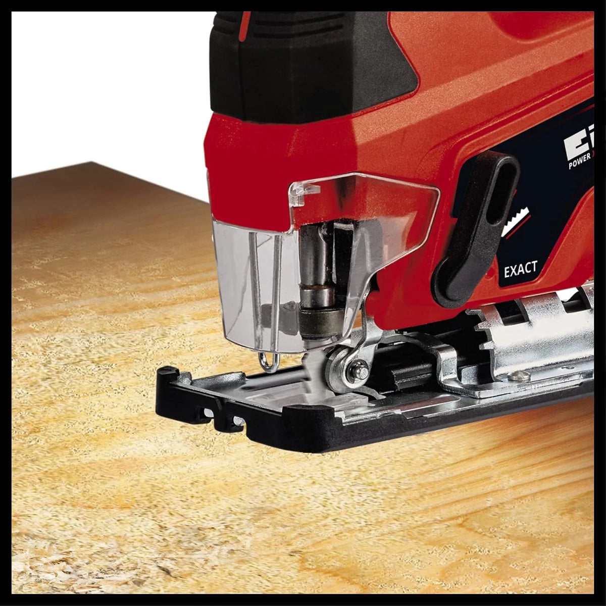 Einhell TC-JS 18 Li Piła Wyrzynarka, Czarny/Czerwony, 70 mm/10 mm/8 mm