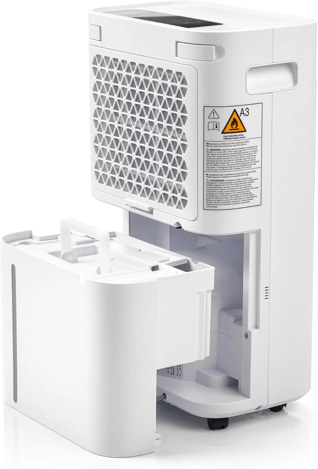 Wisser Elektryczny osuszacz powietrza 20 l/24 h do piwnic do 50 m² – 42 dB