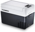 DOMETIC CDF2 36 Lodówka/Zamrażarka kompresorowa, od +10 °C do -15 °C, 31 L – Mini‑lodówka 12/24 V do auta, ciężarówki & łodzi z ochroną akumulatora, szara