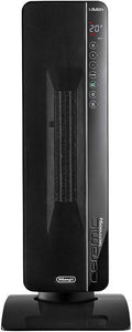 De'Longhi Grzejnik ceramiczny TCH8993ER.BC, ceramiczny termowentylator z 3 stopniami ogrzewania do pomieszczeń do 70 m³, technologia Silent, obrotowa podstawa, timer 24 h, funkcja ochrony przed