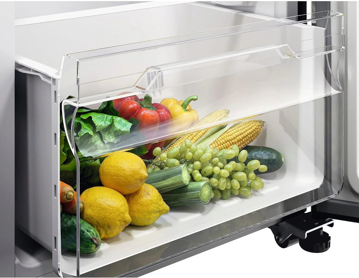 Electrolux EAT6ME53U0 lodówka kombinowana do zabudowy, 532 l (347 +185), klasa E, bez szronu, 360°, regulacja wilgotności, szybkie zamrażanie, sterowanie dotykowe, 39 dB, 220 – 240 V, stal nierdzewna