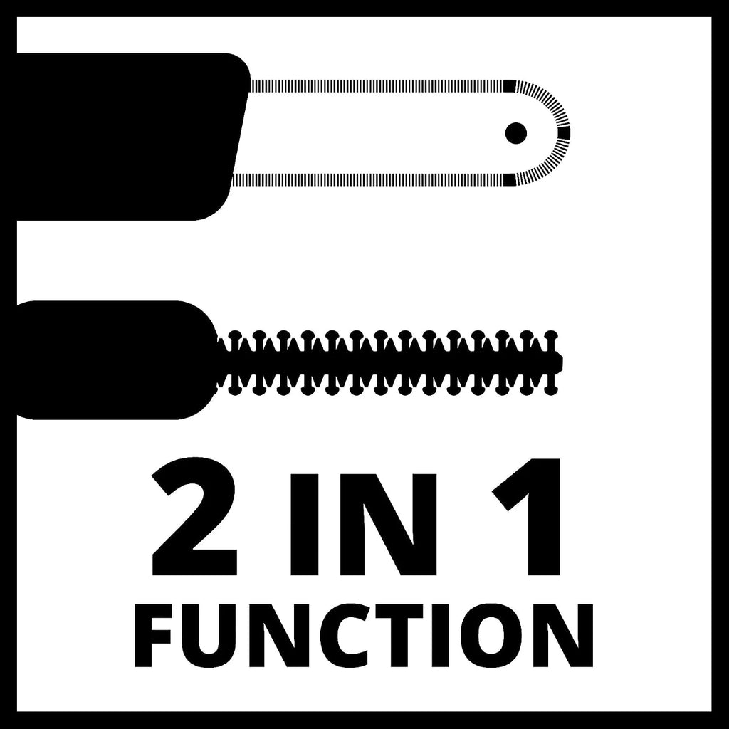Einhell Akumulatorowe narzędzie wielofunkcyjne GE-HC 18 Li T-Solo (nożyce do żywopłotu i piła łańcuchowa 2w1, miecz Oregon, bez akumulatora i ładowarki)
