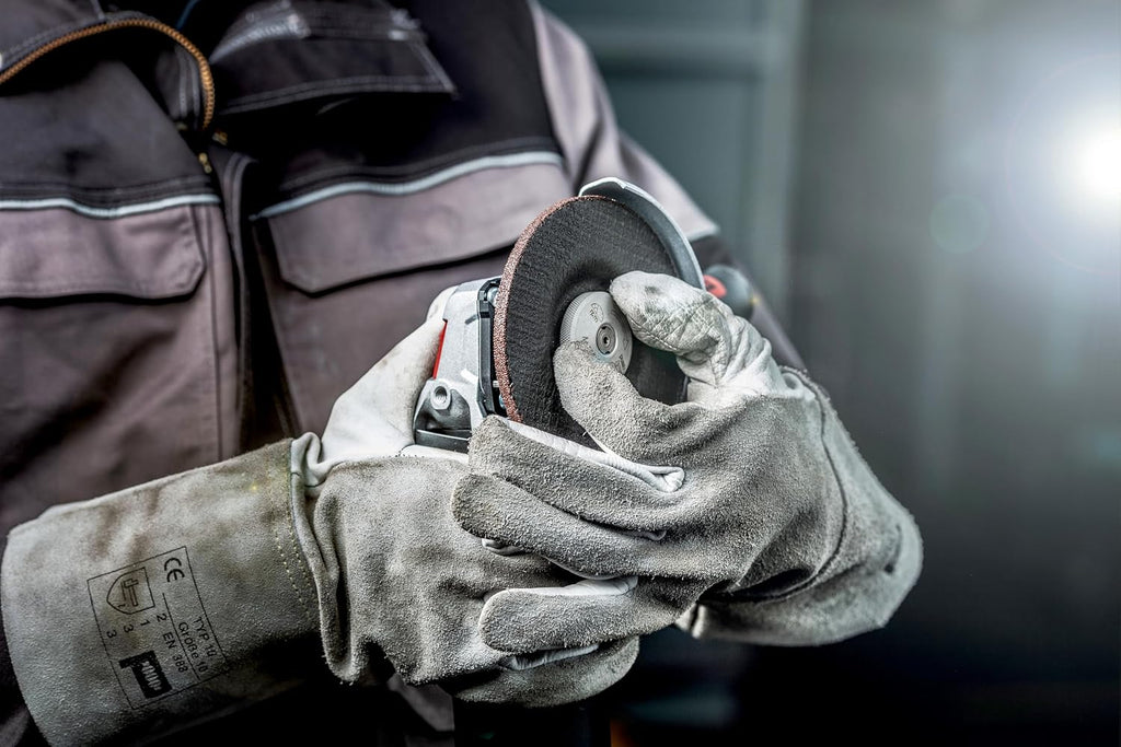 Metabo Szlifierka kątowa WEV 15-125 Quick – 600468000 – z regulacją prędkości obrotowej i nakrętką szybkomocującą – znamionowa moc poboru: 1550 W – długość kabla 4 m