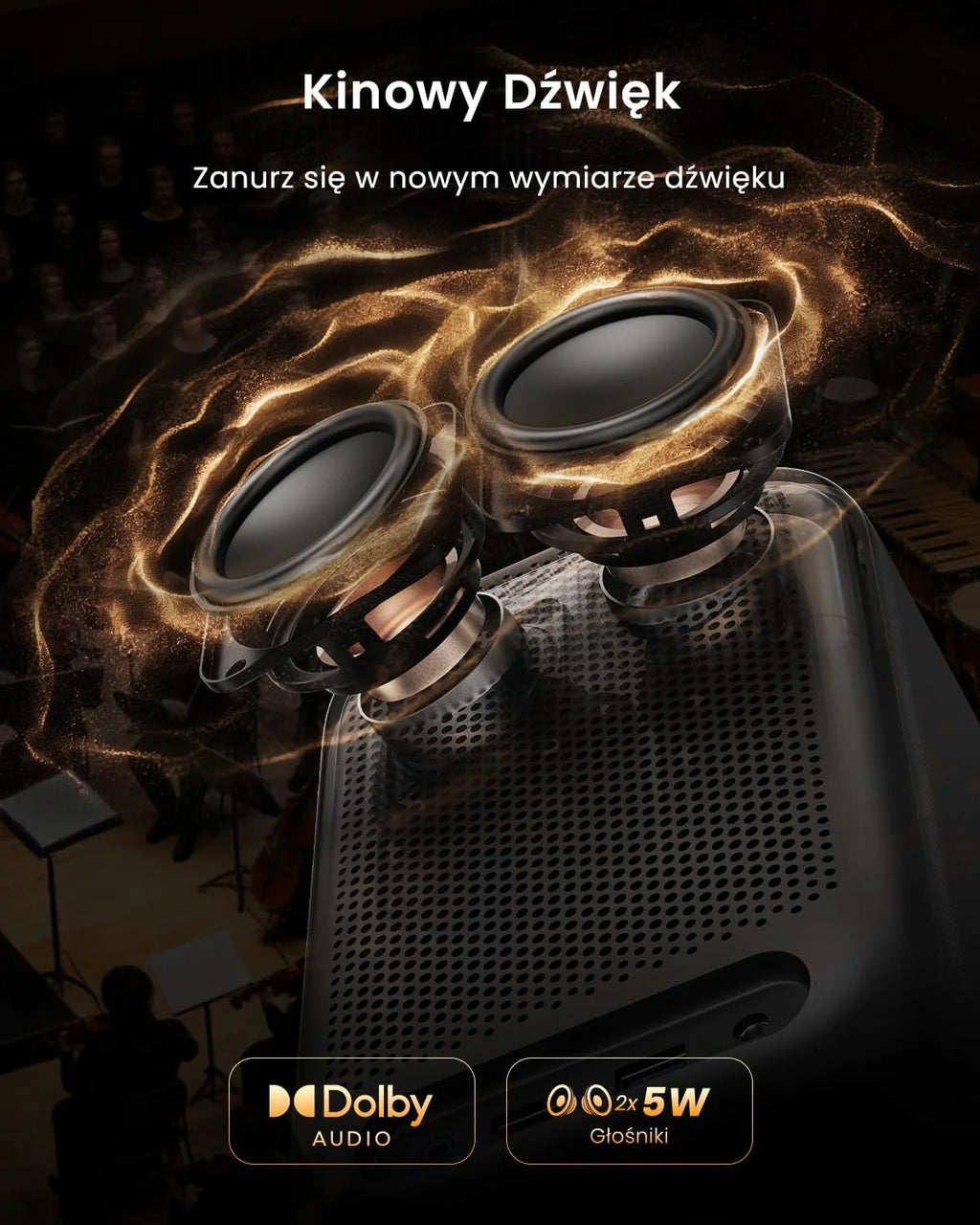 WEMAX Projektor Google TV 1080P Full HD, 500 ISO Lm, Obsługa 4K, MEMC Płynność Ruchu na Mecze 2026, W pełni Uszczelniona Optyka, Autofokus AI, HDR10, Dolby Audio, WiFi 5G, Bluetooth