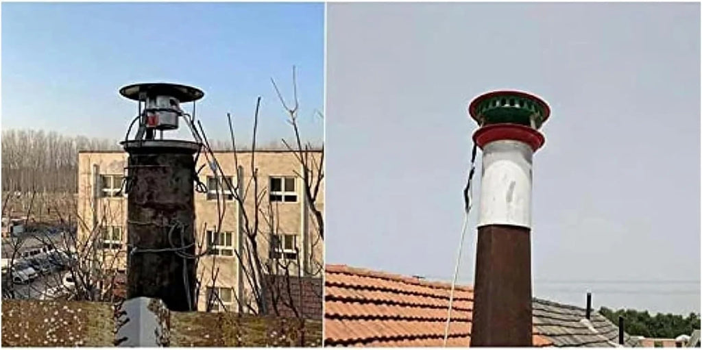 Kominek do kominka, wentylator kominkowy do kominka, wyciąg kominkowy ze stali nierdzewnej, 50 W, 70 W, 80 W, 13,5 cm i 17 cm - 80w-11 cm