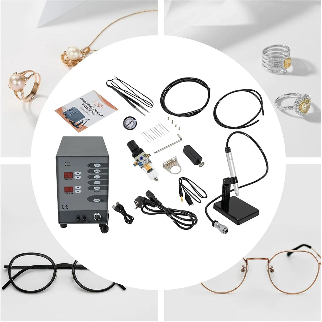 Spawarka punktowa WIG 600 A, spawarka punktowa z wyświetlaczem LCD, spawarka łukowa argonowa, maszyna spawalnicza do biżuterii, metalu, naprawy elektroniki, wtyczka EU 220 V