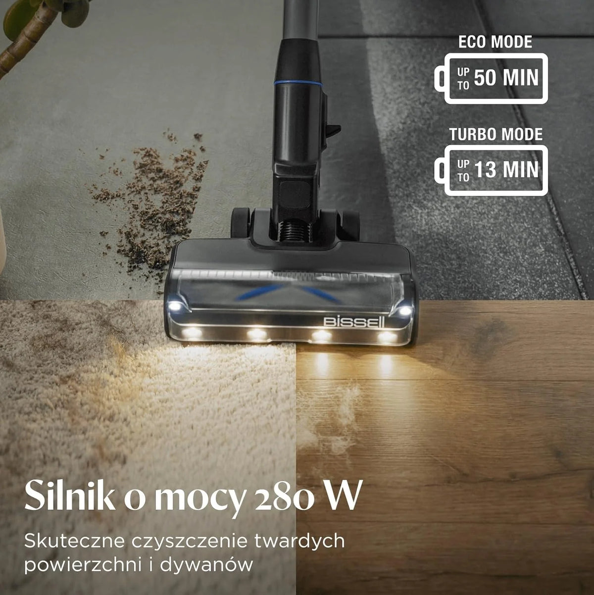 BISSELL PowerClean FurGuard Odkurzacz Bezprzewodowy 280W 4091N