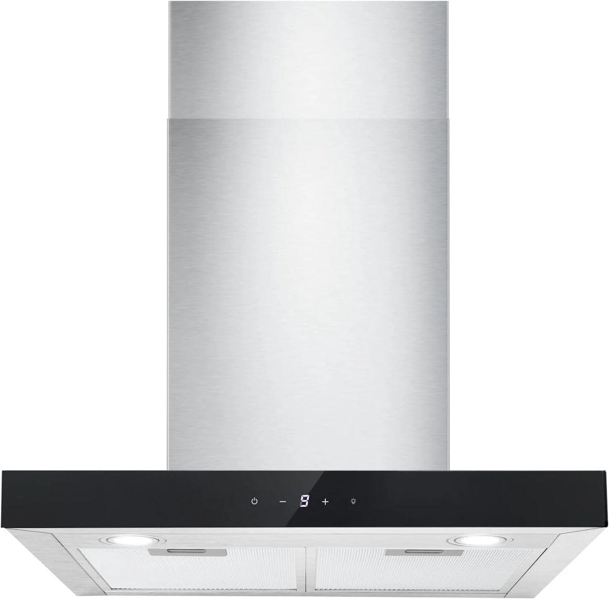 TopStrong okap kuchenny 60 cm, strumień powietrza 700 m³/h, stal nierdzewna, 9-stopniowe sterowanie Soft Touch, 2 W światło LED, okap wyciągowy obiegowy/wylot powietrza