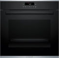 Bosch HBA272BB3, Stiftung Warentest GUT (2,0)*, seria 4 piekarnik do zabudowy 60 x 60 cm, samoczyszczenie i hydroliza, LED Touch Control, gorące powietrze 3D, 10 automatycznych programów, szybkie