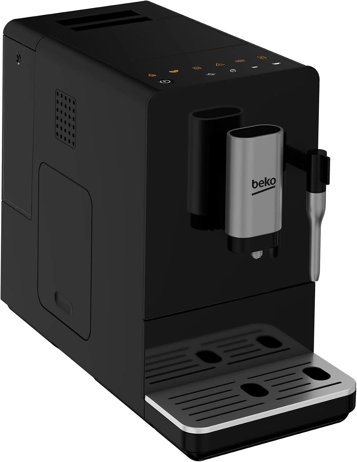 BEKO CEG 3192 B - CEG3192B - Automatyczna Ekspres do kawy ze zintegrowanym Cappuccinatorem, Zbiornik 1.5 litra, Ciśnienie 19 bar - Czarny, 18,6 x 41 x h32 cm