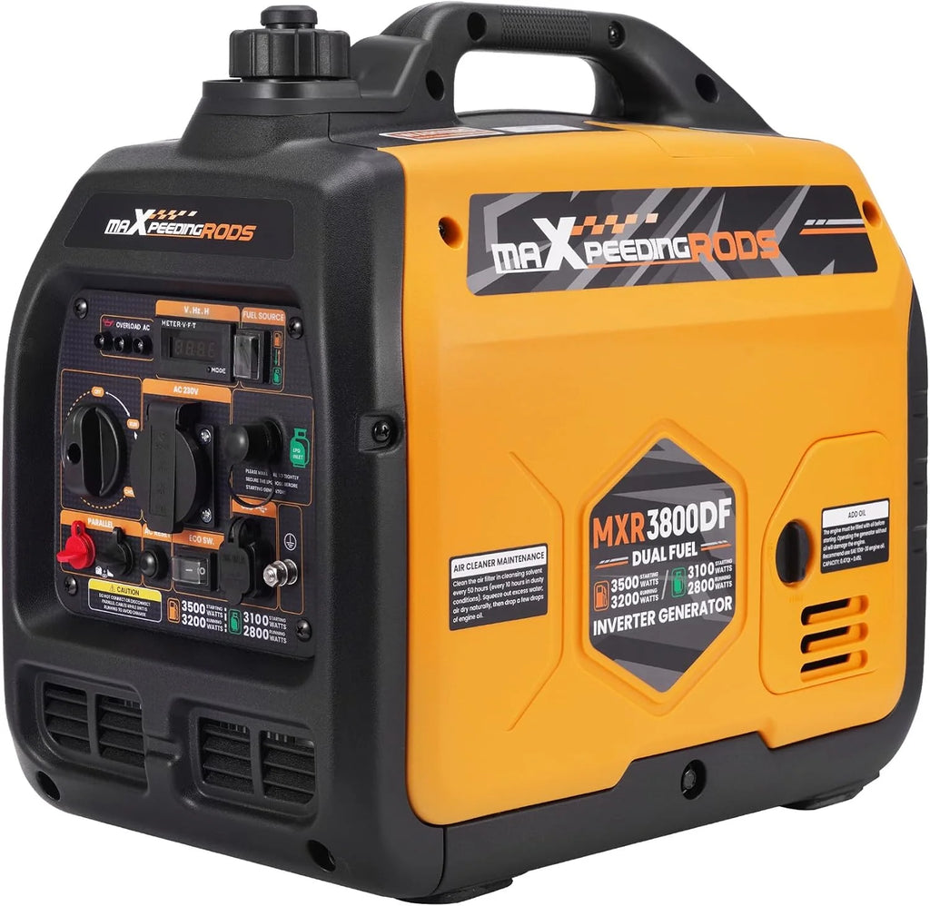 maXpeedingrods Generator pr?du inwertorowego LPG/benzynowy, 3500 W