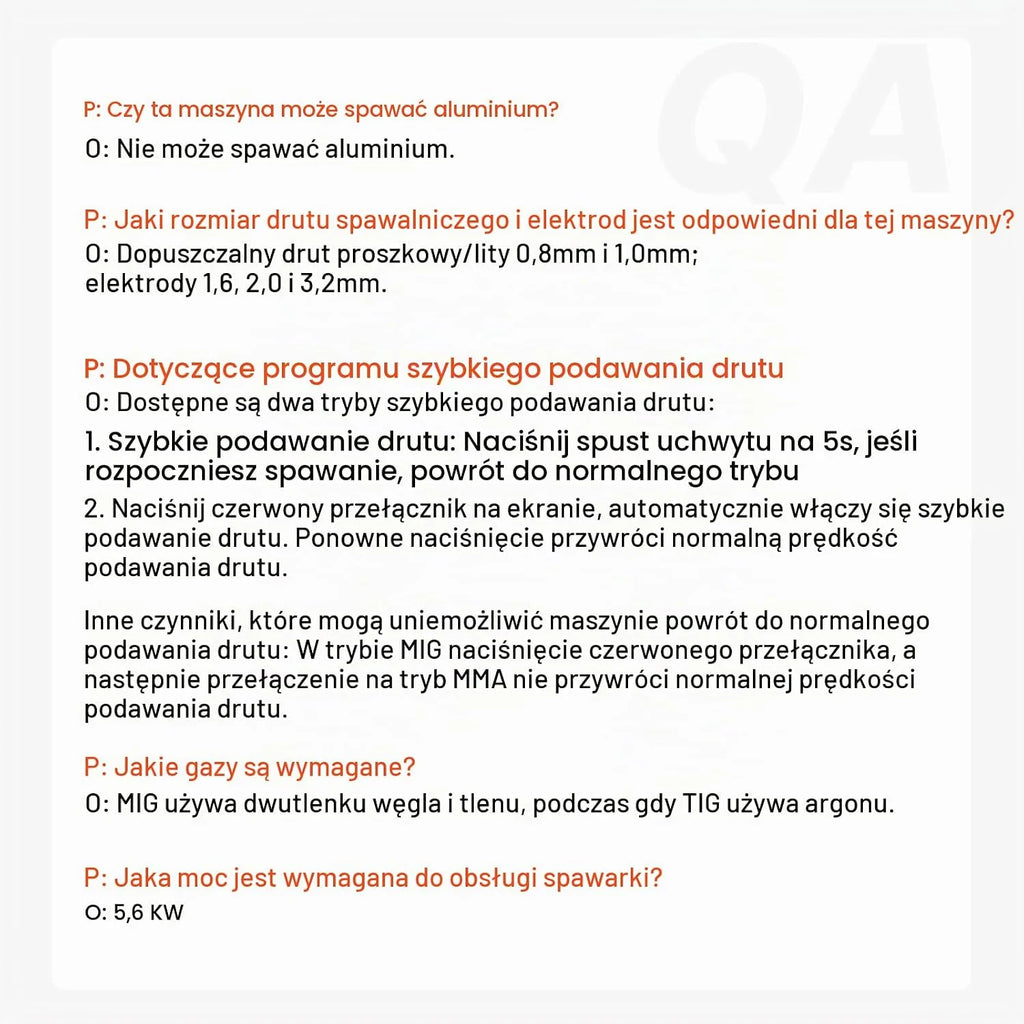 VEVOR Spawarka MIG/MMA/TIG 3 w 1 50–250 A, spawanie drutem wypełniającym (0,8 mm i 1 mm), technologia IGBT 2,2-12 m/min, prędkość drutu 5,6 kVA, znamionowa moc wejściowa, stopień ochrony IP21S