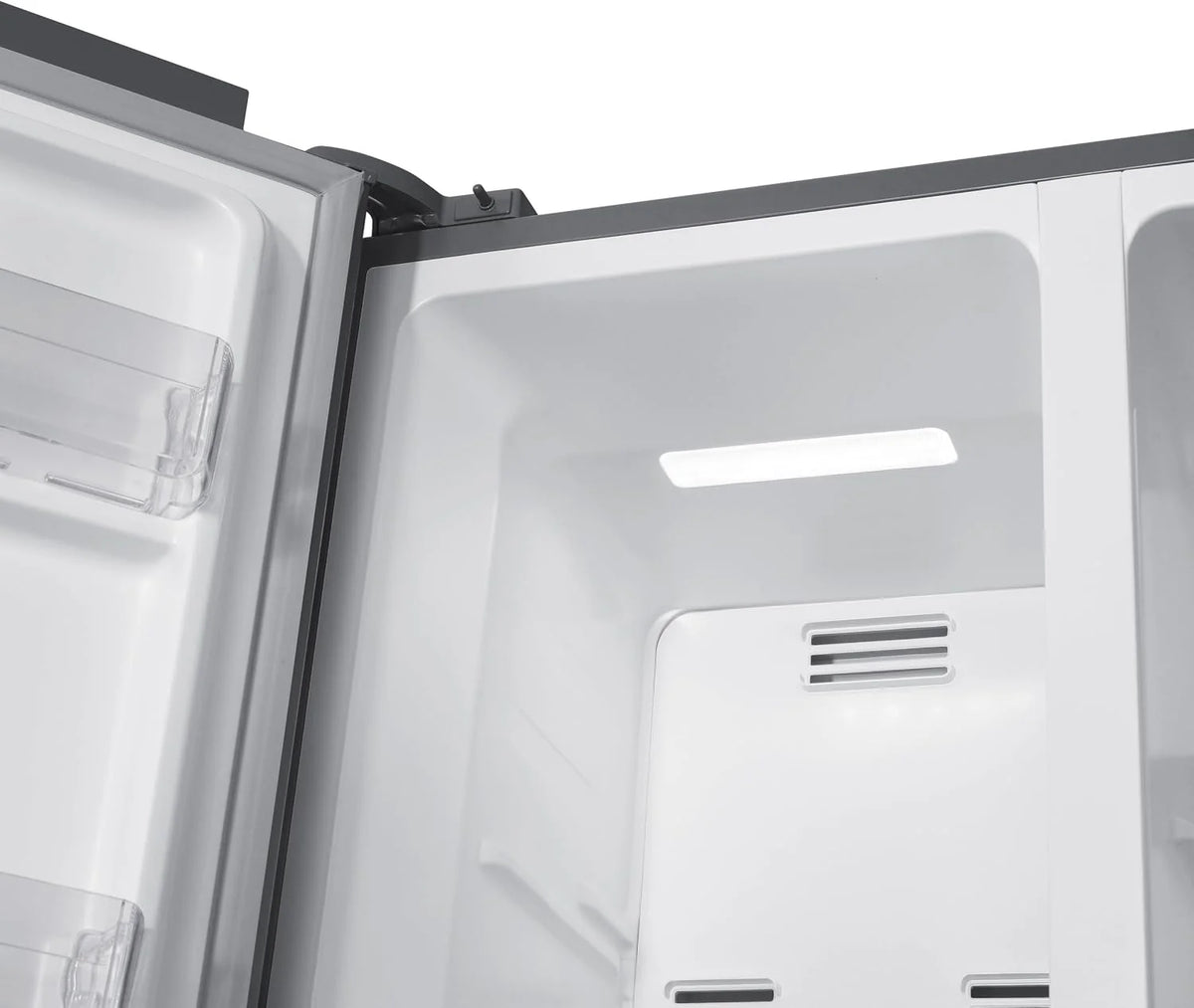 Respekta Halvar Side-by-Side 439 L, No Frost, dozownik wody, Inox Look