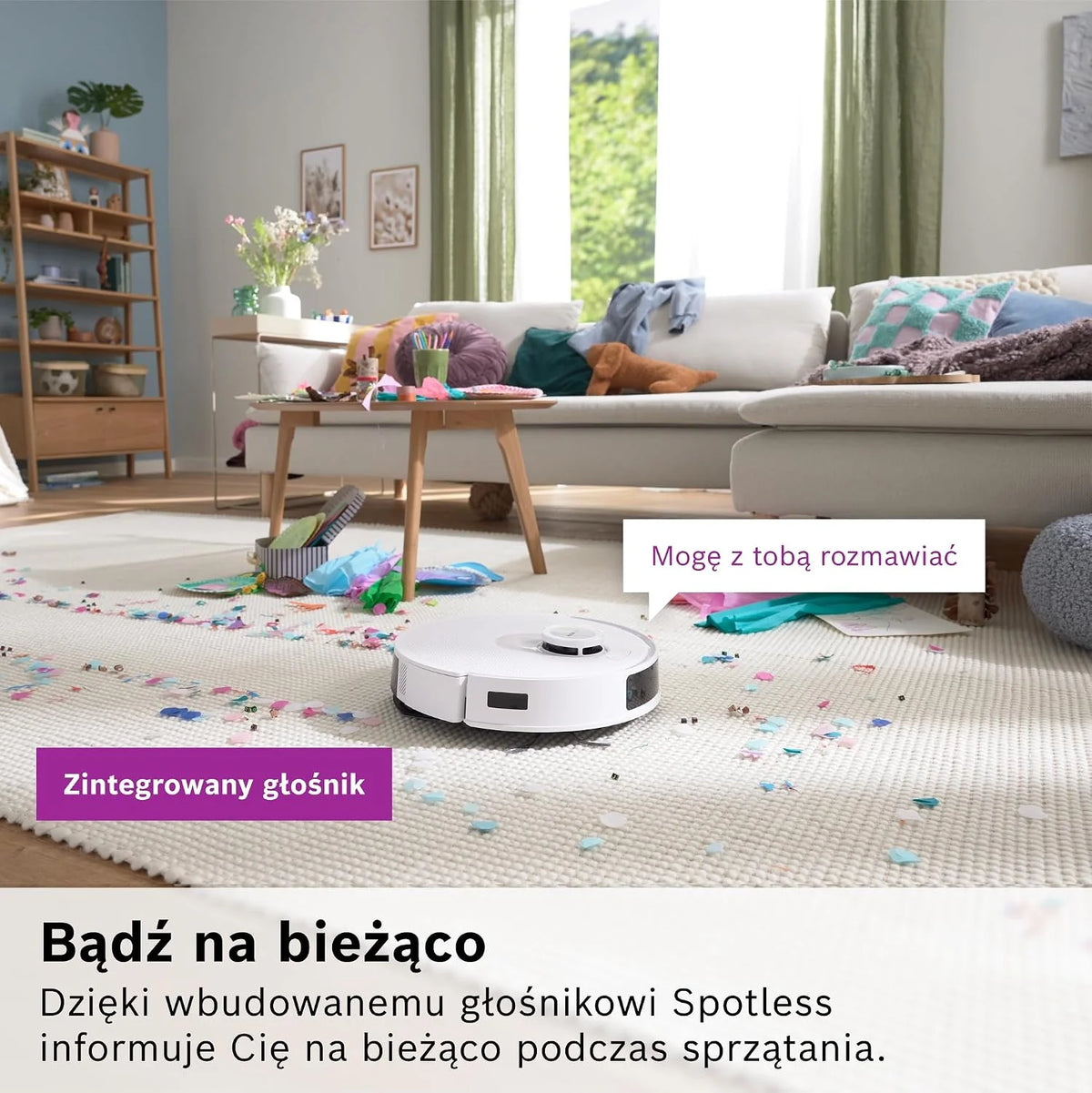 Bosch Spotless+ Robot sprzątający, BCRD1W, biały