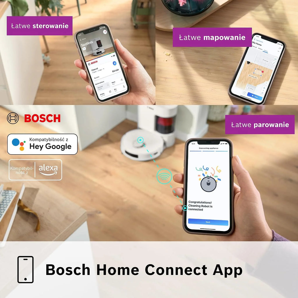 Bosch Spotless+ Robot sprzątający, BCRD1W, biały