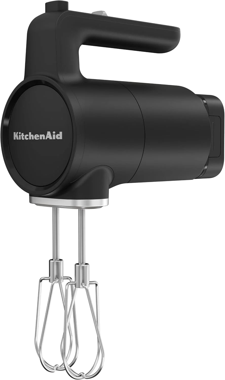 Kitchenaid Bezprzewodowy mikser ręczny Go Cordless - elektryczny mikser z 7 stopniami prędkości, 2 trzepaczki turbo, akumulator w zestawie, czarny