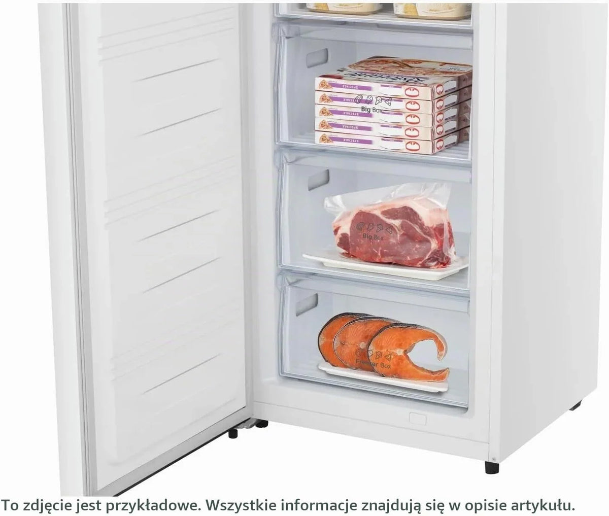 Hisense FV298N4AWC zamrażarka, wysokość 172 cm, 240 litrów, Total NoFrost/Multi AirFlow/FastFreeze/wymienne zawiasy drzwiowe/oświetlenie LED/szer. x wys. x gł.: 59,5 × 172 × 59 cm/biała [klasa