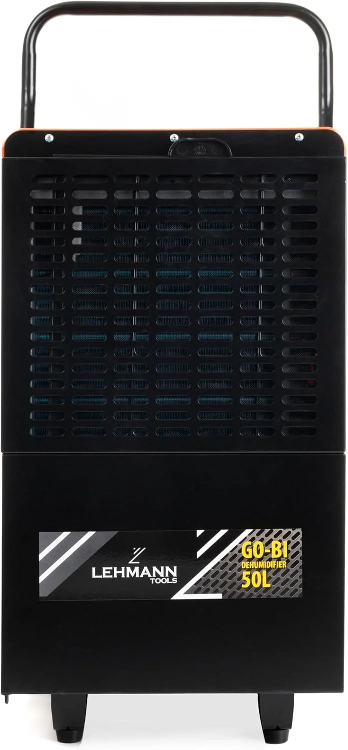 Lehmann LTODH-0950 osuszacz powietrza GO-BI | wydajność osuszania do 50 l/dzień | osuszacz przemysłowy | nadaje się do pomieszczeń i piwnic do 120 m²