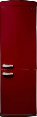 Sharp SJ-RA10RMXM3-EU lodówko-zamrażarka w stylu retro (zamrażarka na dole) / A+++ / wysokość 190,1 cm / 175 kWh/rok/szuflada OptiFresh na warzywa z regulacją wilgotności/Marone