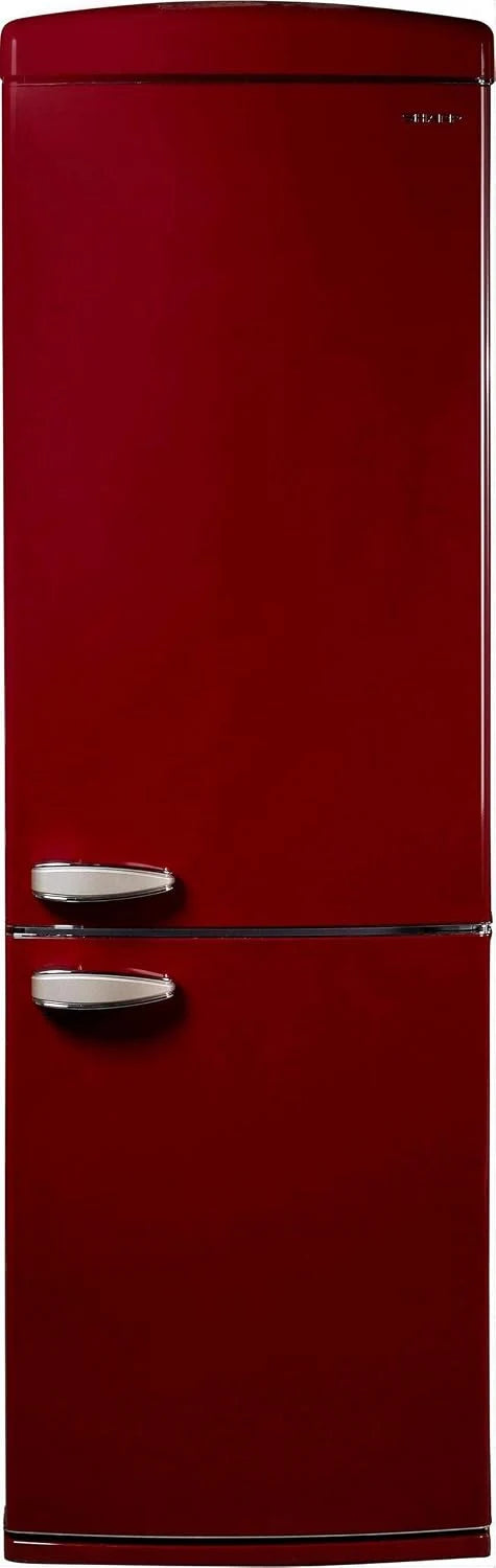 Sharp SJ-RA10RMXM3-EU lodówko-zamrażarka w stylu retro (zamrażarka na dole) / A+++ / wysokość 190,1 cm / 175 kWh/rok/szuflada OptiFresh na warzywa z regulacją wilgotności/Marone
