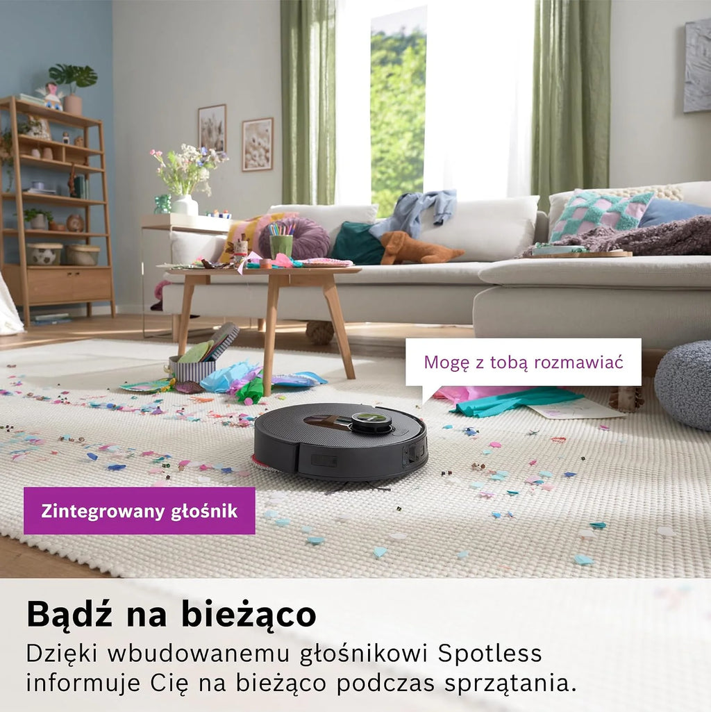 Bosch Spotless Max Robot sprzątający, BCRDW3B, czarny