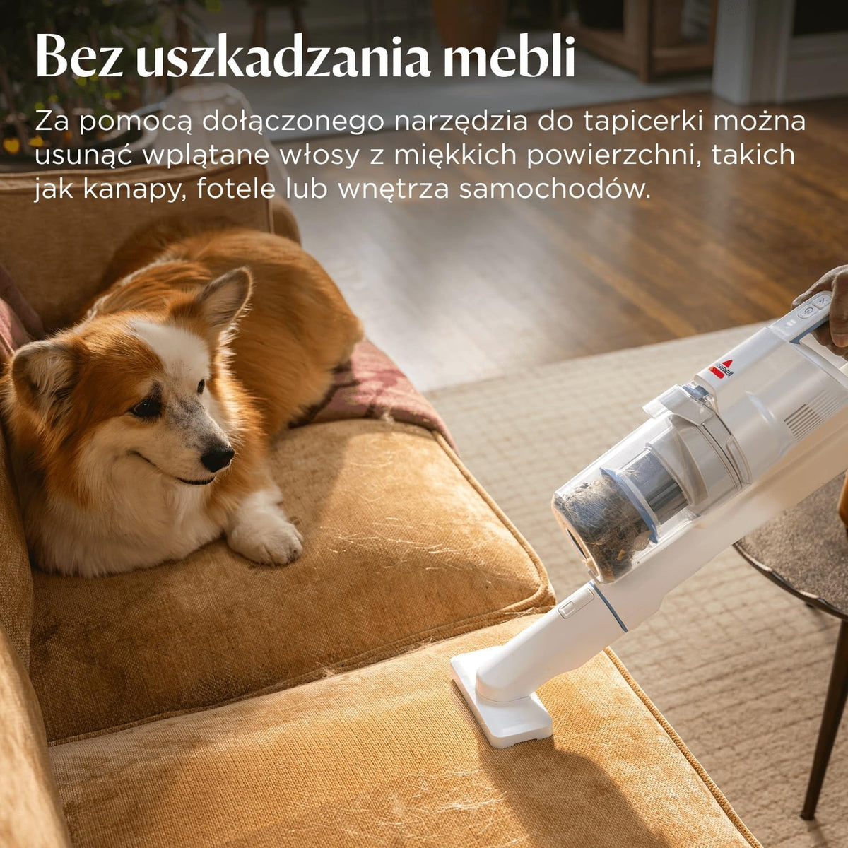 BISSELL PowerClean Odkurzacz Pionowy Bezprzewodowy 3 w 1 200W 4261N