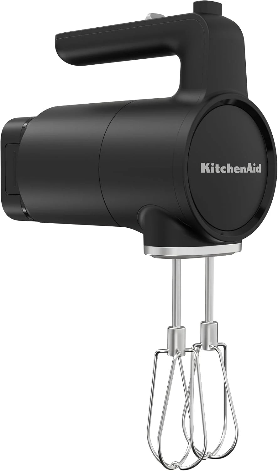 Kitchenaid Bezprzewodowy mikser ręczny Go Cordless - elektryczny mikser z 7 stopniami prędkości, 2 trzepaczki turbo, akumulator w zestawie, czarny