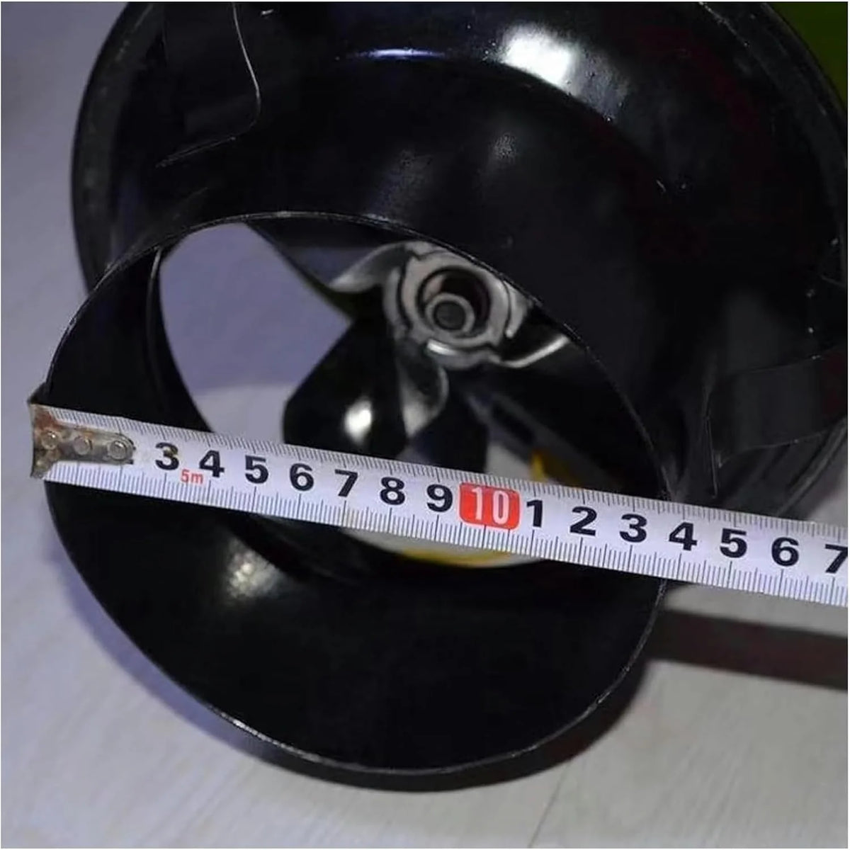 Wentylator kominkowy, elektryczny wyciągacz dymu, wentylator dachowy, odkurzacz kominkowy 100 W, 9,5 cm - 1 sztuka - 14 cm