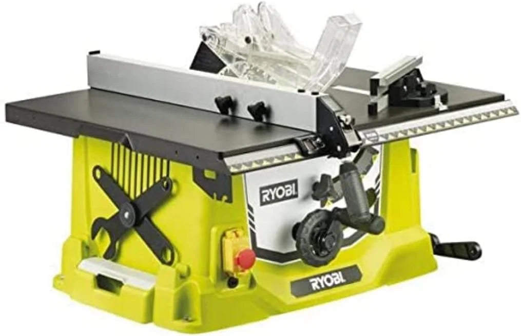 Ryobi Pilarka Stołowa, RTS1800-G, Moc Silnika 1800W, Średnica Tarczy 254 mm z 48 Zębami TCT, Regulowana Głebokość Cięcia, do 80 mm pod Kątem 90° i do 55 mm pod Kątem 45°