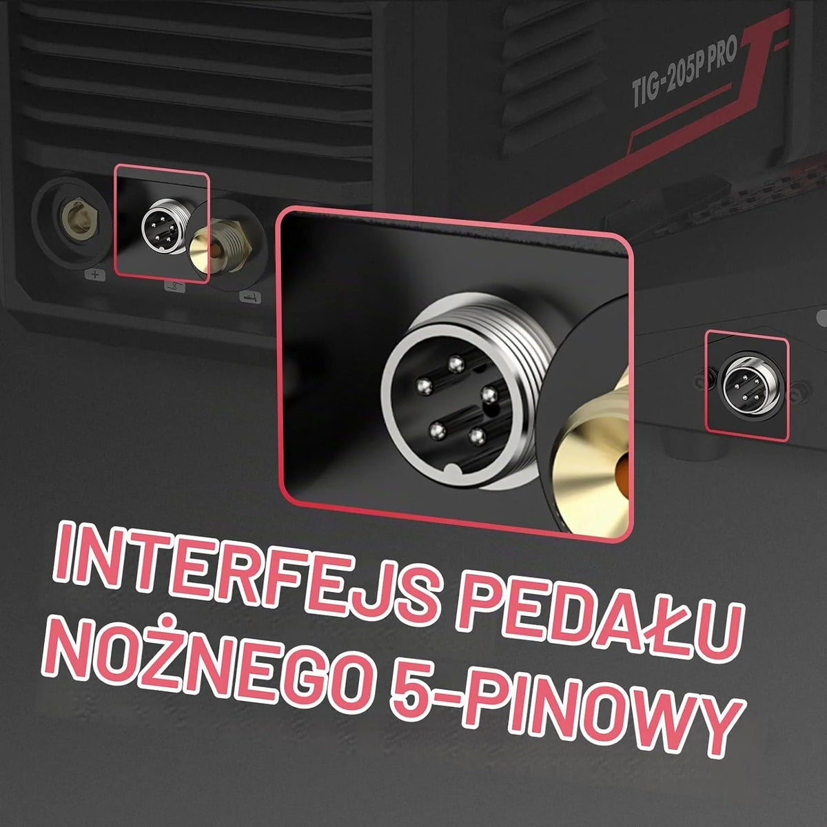 YESWELDER Spawarka TIG 200A, 3 w 1 MMA/DC TIG/PULS TIG 230V