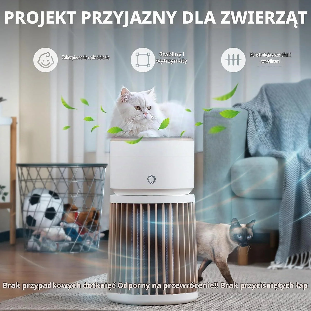Airthereal Oczyszczacz powietrza zwierzęta domowe H13 filtr HEPA 325 m²