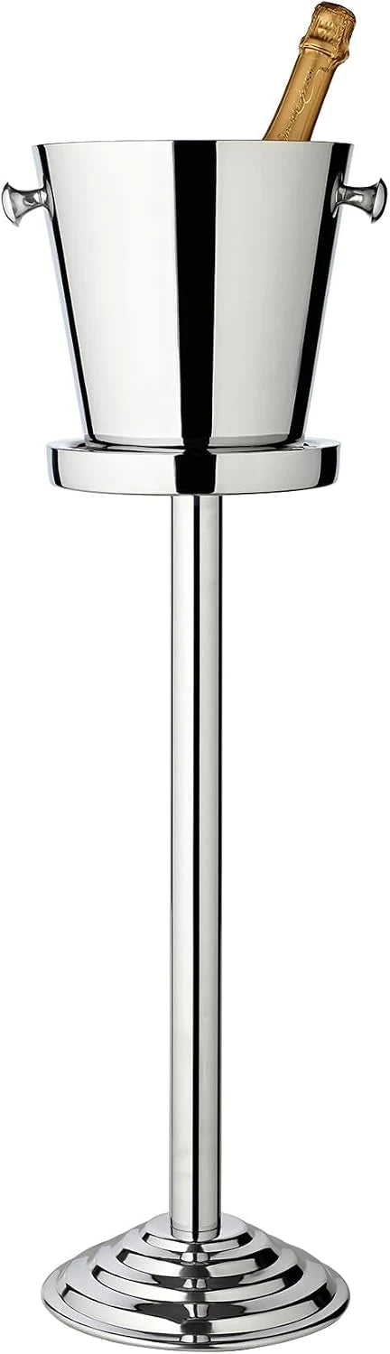 EDZARD Cooler do wina Sevilla ze stojakiem (Ø 23 cm, H 85 cm), polerowany